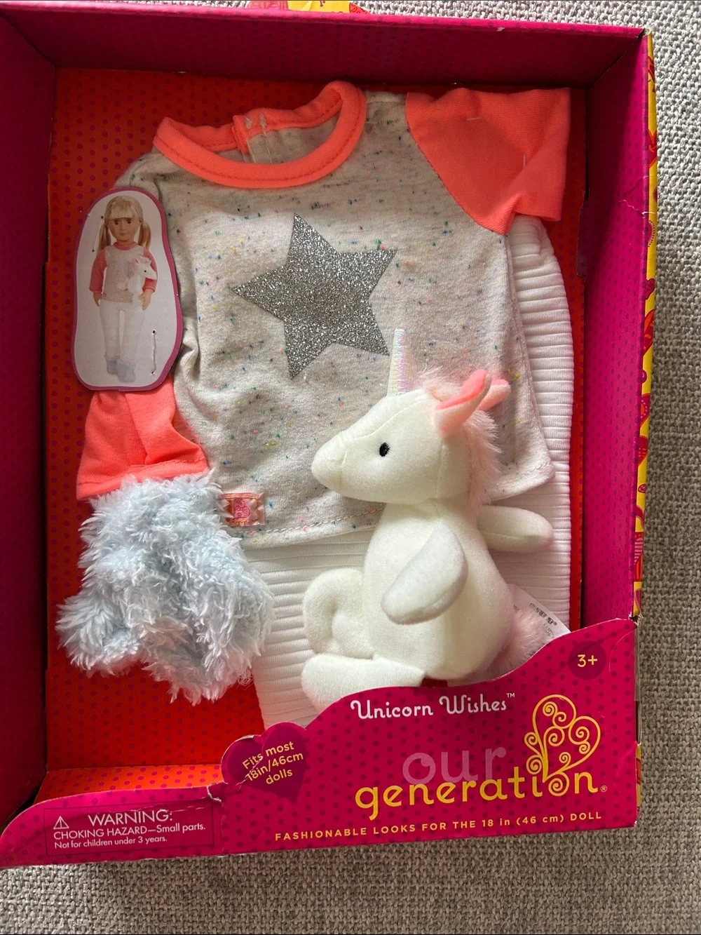 Our Generation Unicorn Wishes outfit